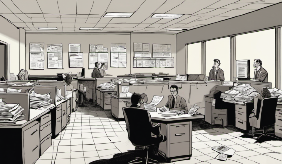 IRS Audit Revenue Falls $3.5 B After Mass Layoffs, Watchdog Reports — AI-generated editorial illustration