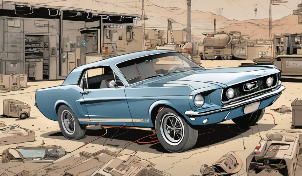 Ford Recalls 149,000 Mustangs Over Wiring Power‑Loss Risk — AI-generated editorial illustration