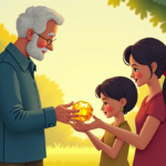 Grandfather Discovers Rare Yellow Diamond in Arkansas Park — AI-generated editorial illustration