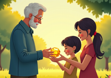 Grandfather Discovers Rare Yellow Diamond in Arkansas Park — AI-generated editorial illustration