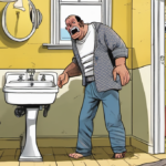 Alexa Bliss Suffers Black Eye After Midnight Bathroom Slip — AI-generated editorial illustration