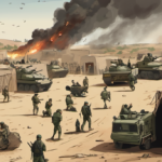 Israel Seizes Hamas Security Chief in Gaza Raid — AI-generated editorial illustration