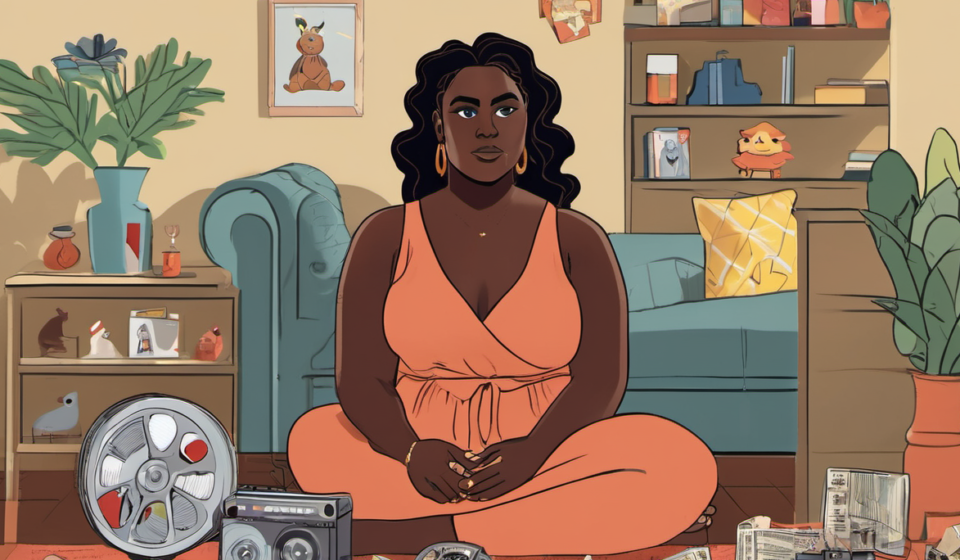 Danielle Brooks Shares How Motherhood Shaped Her New Film — AI-generated editorial illustration