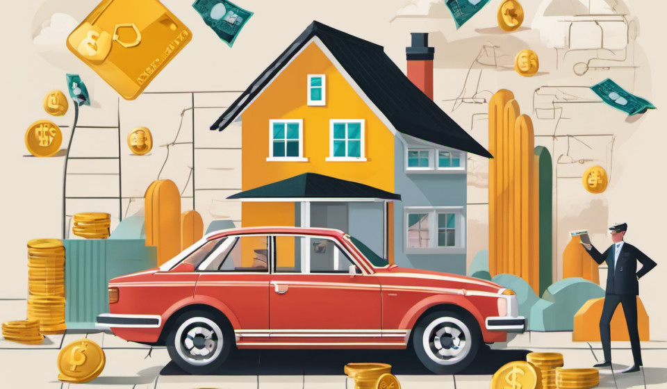 Rising U.S. Bond Yields Could Drive Up Consumer Borrowing Costs — AI-generated editorial illustration