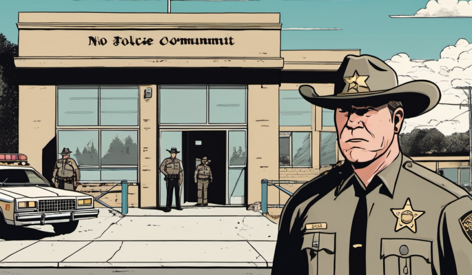 Polk County Sheriff Rages After Alleged Sexual Assault by Illegal Immigrant — AI-generated editorial illustration