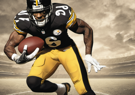 Steelers CB Joey Porter Jr. Faces Week 1 Uncertainty Amid Contract Talks — AI-generated editorial illustration