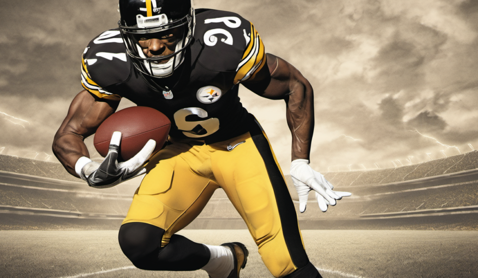Steelers CB Joey Porter Jr. Faces Week 1 Uncertainty Amid Contract Talks — AI-generated editorial illustration