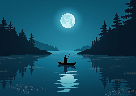 Tragic Midnight Canoe Trip Leaves Two Dead on Tomales Bay — AI-generated editorial illustration