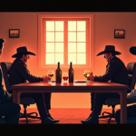 Cole Hauser and Taylor Sheridan’s Dutton Ranch Feud Almost Turns Physical — AI-generated editorial illustration