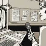 Bianca Censori Declines Interviews, Sends Letter Instead — AI-generated editorial illustration
