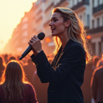 Celine Dion Sings Live with Paris Fans in Street‑Side Surprise — AI-generated editorial illustration