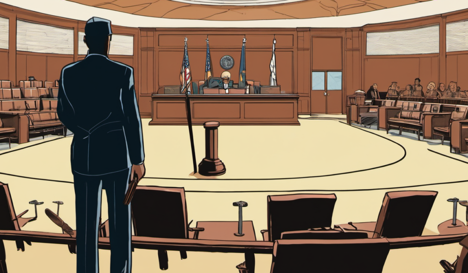 Tiger Woods to Alter DUI Plea in Florida Crash Case — AI-generated editorial illustration