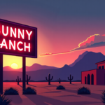 Dennis Hof’s Bunny Ranch Empire Hits Market at $33.9 Million — AI-generated editorial illustration