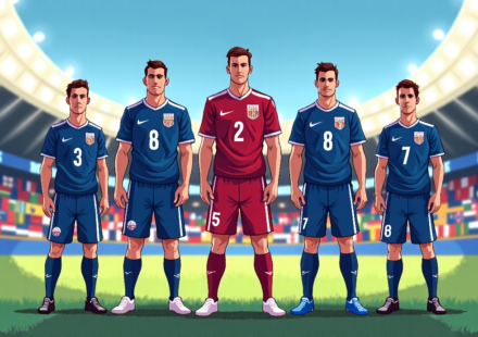 US Stars Secure European Moves as Transfer Window Closes — AI-generated editorial illustration