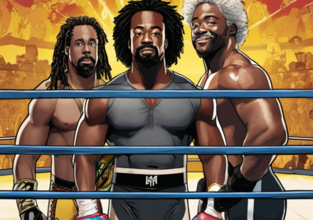 New Level Explains WWE Exit and Why AEW Was the Right Move — AI-generated editorial illustration