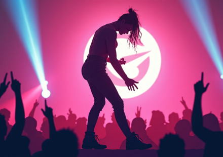 Bendy Babes Guess Who: TikTok Star’s Coachella Flex Fame — AI-generated editorial illustration