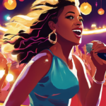 Lara Raj Shines as Pop Star Academy Winner on Chix On Netflix — AI-generated editorial illustration
