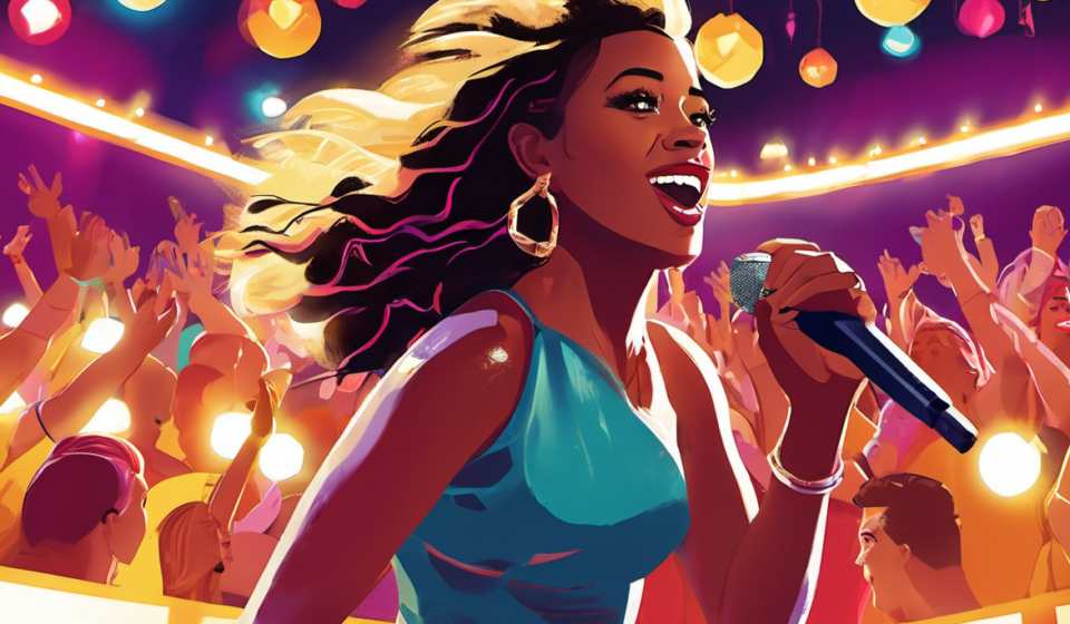 Lara Raj Shines as Pop Star Academy Winner on Chix On Netflix — AI-generated editorial illustration