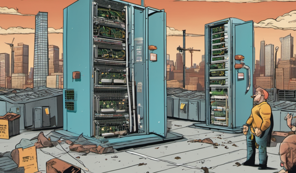 Data Centers Under Fire: How Climate Groups Are Leading the Charge — AI-generated editorial illustration