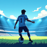 Manchester City Secures Enzo Fernández From Chelsea — AI-generated editorial illustration