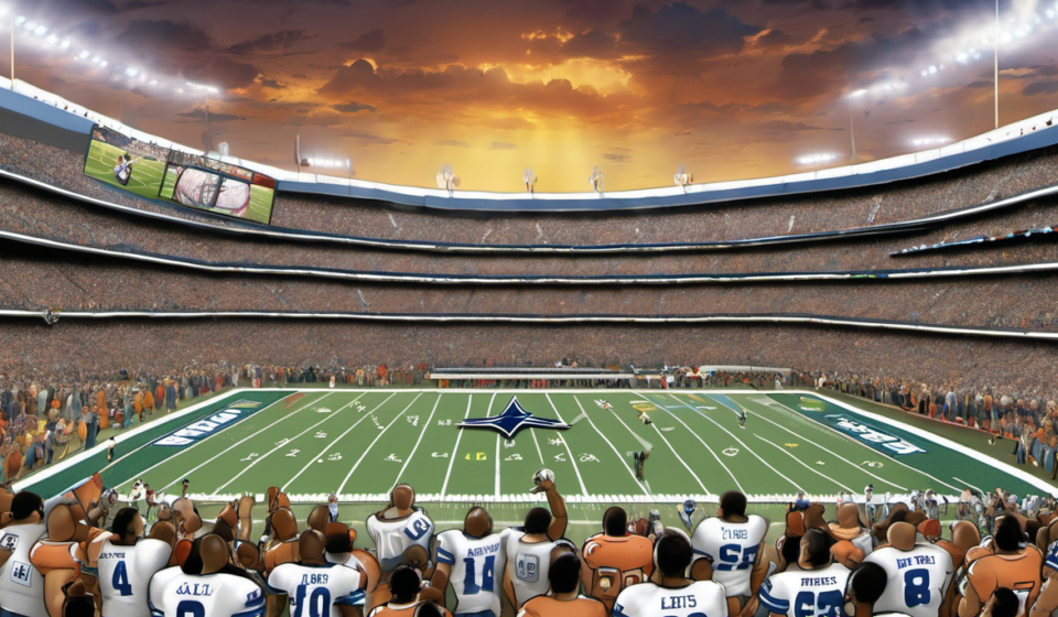 Cowboys, Bears Favored to Miss 2026 Playoffs, Odds Reveal Uncertainty — AI-generated editorial illustration