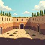 Archaeologists Find Garden Beneath Holy Sepulchre, Supporting Gospel Account — AI-generated editorial illustration