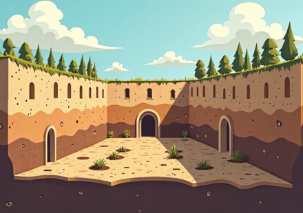 Archaeologists Find Garden Beneath Holy Sepulchre, Supporting Gospel Account — AI-generated editorial illustration