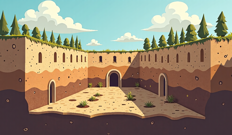 Archaeologists Find Garden Beneath Holy Sepulchre, Supporting Gospel Account — AI-generated editorial illustration
