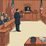Judge Raises Stakes in Charlie Kirk Assassination Case — AI-generated editorial illustration