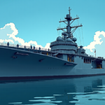 USS Abraham Lincoln Returns Home After 9‑Month Middle East Deployment — AI-generated editorial illustration