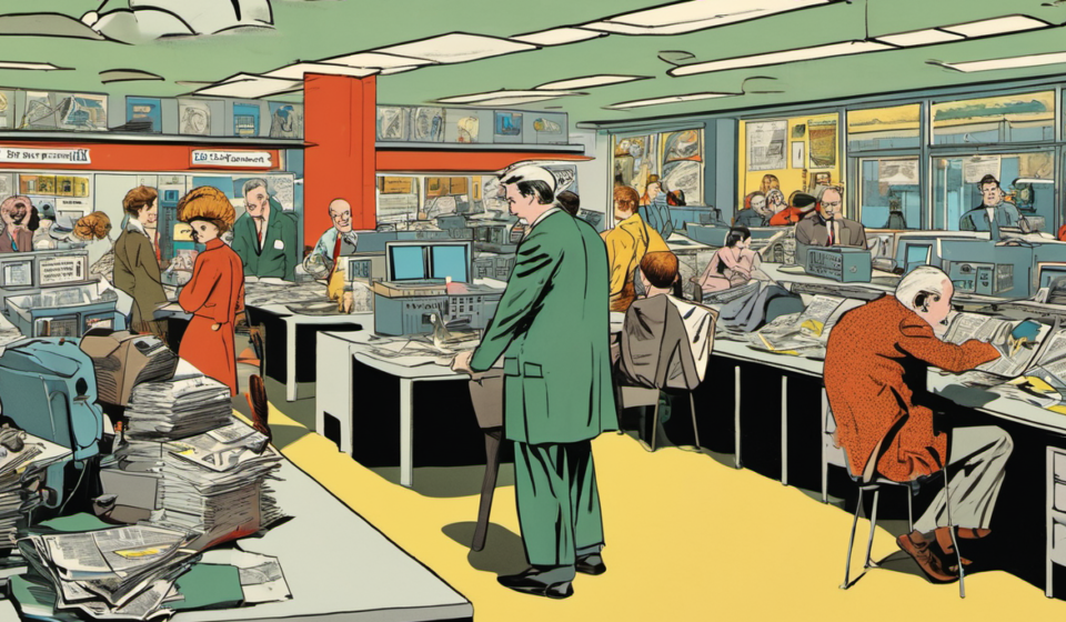 Danny Boyle’s ‘Ink’ Premieres at Venice: A Tabloid Revolution Unveiled — AI-generated editorial illustration