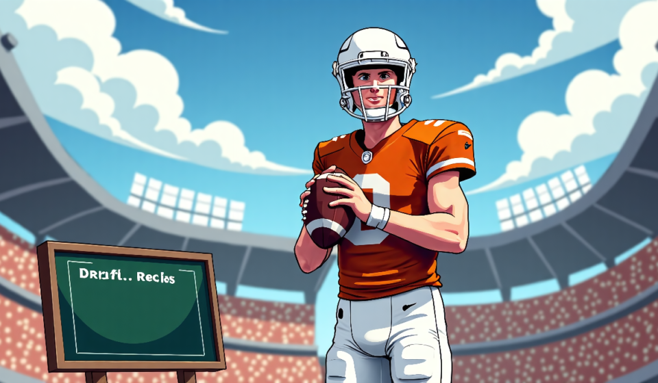 Arch Manning’s Road to the 2027 Draft: Three Key Proof Points — AI-generated editorial illustration
