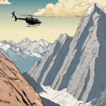 Climber Stranded on 6‑inch Ledge at 11,000 ft as 46‑mph Winds Ground Rescue Helicopter — AI-generated editorial illustration