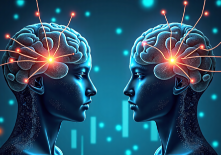 Russian Startup Mostik Teaches AI Models to Communicate Without Words — AI-generated editorial illustration