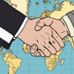 Putin Declares Solidarity with Iran Amid Escalating U.S. Tensions — AI-generated editorial illustration