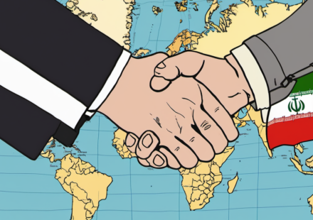 Putin Declares Solidarity with Iran Amid Escalating U.S. Tensions — AI-generated editorial illustration