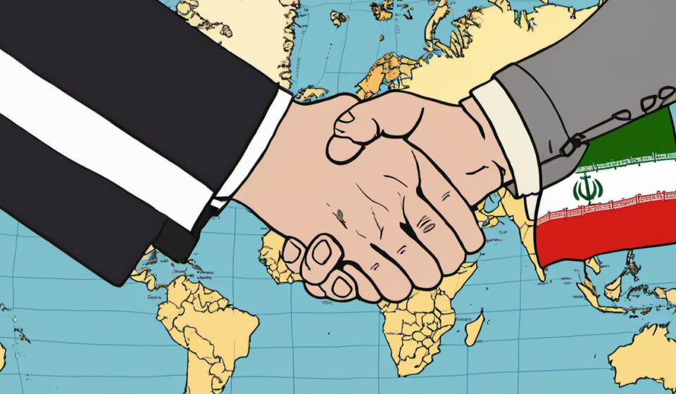 Putin Declares Solidarity with Iran Amid Escalating U.S. Tensions — AI-generated editorial illustration