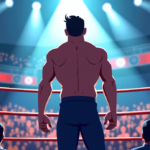 Andrade El Idolo Criticizes WWE’s Favoritism Toward Samoan Talent — AI-generated editorial illustration