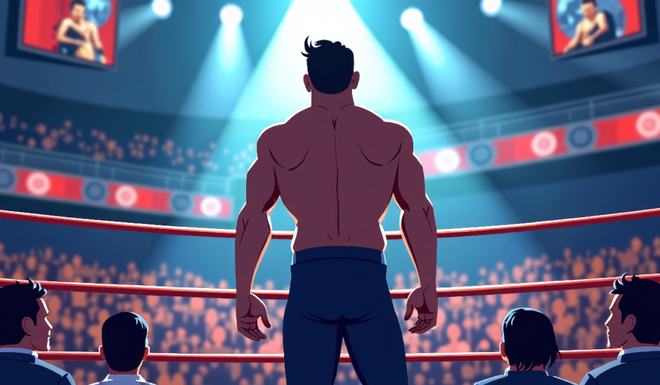 Andrade El Idolo Criticizes WWE’s Favoritism Toward Samoan Talent — AI-generated editorial illustration