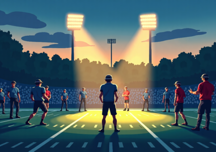 Joel Klatt Weighs In: 10 Key Questions for the 2026 College Football Season — AI-generated editorial illustration