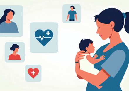 Lindsay Clancy Trial Spurs Call for Postpartum Care Reform — AI-generated editorial illustration