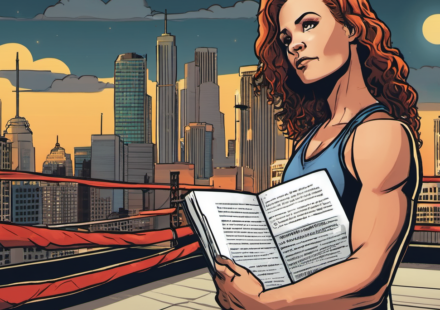 Lana Perry Turns Page: New Novel “Bulletproof Angel” Drops Nov. 10 — AI-generated editorial illustration