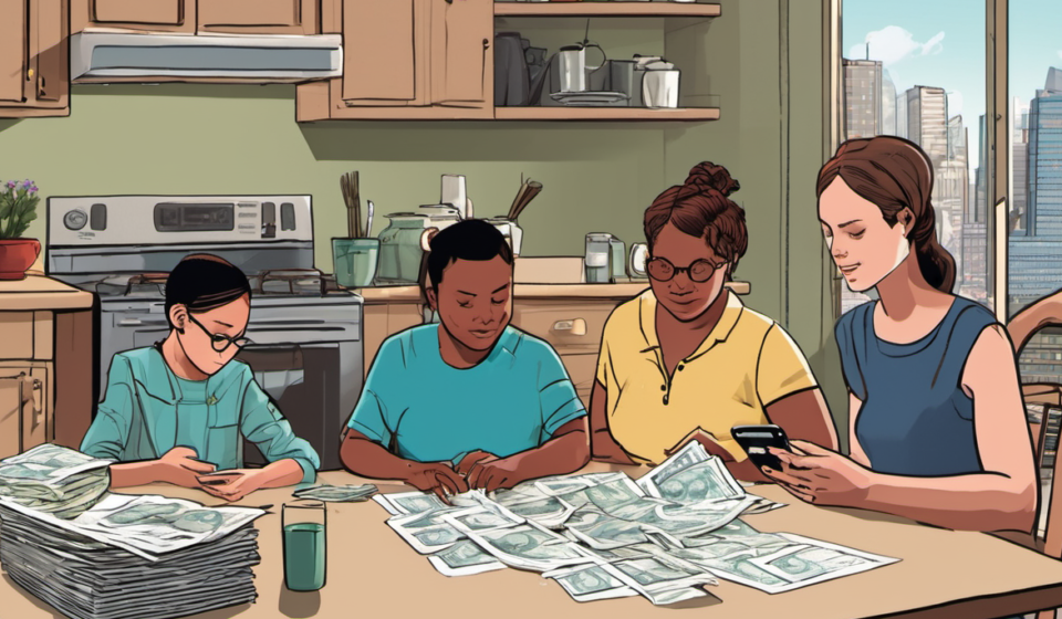 US Renters Turn to BNPL Loans Amid Affordability Crisis — AI-generated editorial illustration