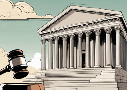 House Rejects GOP Amendment to Cap Supreme Court at Nine Justices — AI-generated editorial illustration