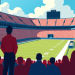 USC Coach Riley Calls LA Coliseum Attendance Rumors a ‘False Narrative’ — AI-generated editorial illustration