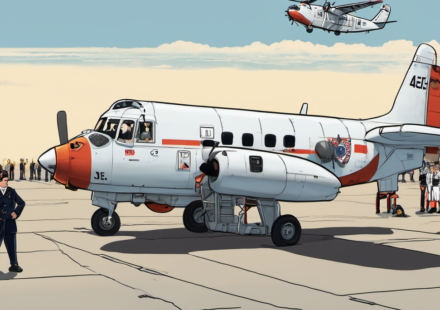 Coast Guard Pilot Makes Routine Emergency Landing After Engine Failure — AI-generated editorial illustration