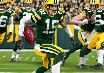 Jordan Love Turns Blitz Weakness Into NFL’s Best Weapon — AI-generated editorial illustration