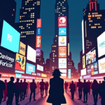 NJ Mom Fatally Stabbed in Times Square During First Week Back from Maternity Leave — AI-generated editorial illustration