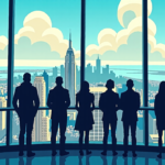 Inside One World Observatory: New York’s Virtual Time‑Travel View — AI-generated editorial illustration