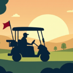 Tiger Woods’ DUI Plea Deal May Ban Him From Driving Golf Carts for 5 Years — AI-generated editorial illustration